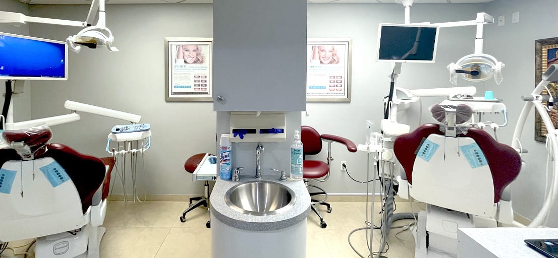 Interior dental clinic at Tamiami location.